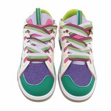 Lage groene mix sneaker Anatoli_