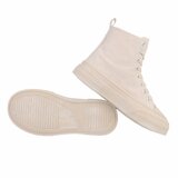 Beige hoge daimen sneaker Andreja_