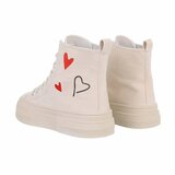 Beige hoge daimen sneaker Andreja_