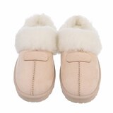 Beige daimen winter mule Aniz_