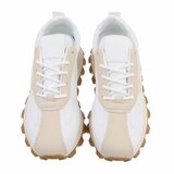 Lage beige mix sneaker Annico _