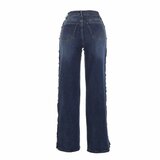Trendy relaxed fit blue jeans_