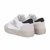 Lage wit-zilveren sneaker Jelina_