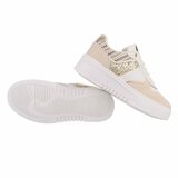 Lage beige mixed sneaker Anobe_