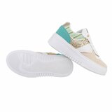 Lage groene mixed sneaker Anobe_