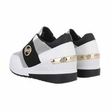 Wit-zwarte hoge sneaker Giny_