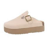 Beige daimen mule Carine_