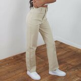Trendy beige high waist jeans broek.TEMPORARY SOLD OUT_
