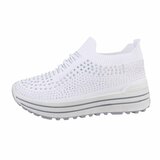 Witte lage textiel sneaker Arnaz_