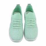 Groene lage textiel sneaker Arnaz_