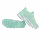 Groene lage textiel sneaker Arnaz_