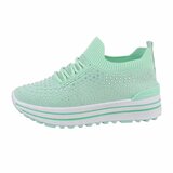 Groene lage textiel sneaker Arnaz_