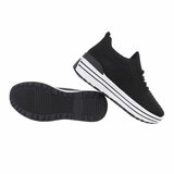 Zwarte lage textiel sneaker Arnaz_