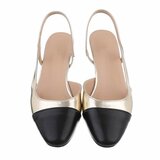 Gouden slingback pump Margreet_