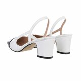 Witte slingback pump Margreet_