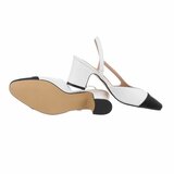 Witte slingback pump Margreet_