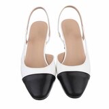 Witte slingback pump Margreet_