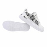 Lage grijze mixed sneaker Adinda_