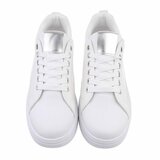 Lage witte mixed sneaker Adinda_