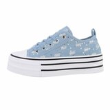 Lage blauwe sneaker Hiba_