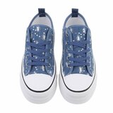 Lage blauwe sneaker Hiba_