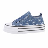 Lage blauwe sneaker Hiba_