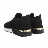 Lage zwarte sock sneaker Susan._