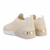 Lage beige sock sneaker Susan._