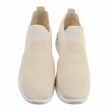 Lage beige sock sneaker Susan._