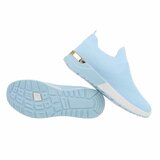 Lage licht blauwe sock sneaker Susan._