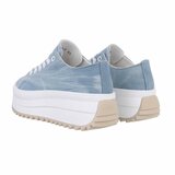 Licht blauwe lage textiel sneaker Johanna_