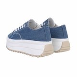 Jeans blauwe lage textiel sneaker Johanna_