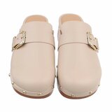 Beige mule Bente_