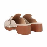 Beige mule Bente_