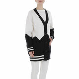 Sportieve zwart-witte gilet_