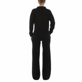 Sportieve 2 delige zwarte loungewear_