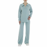 Sportieve 2 delige groene loungewear_