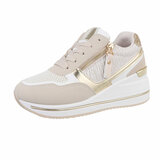 Beige hoge sneaker Belanna_