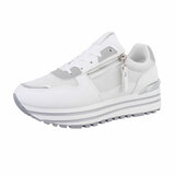 Witte hoge sneaker Merve_