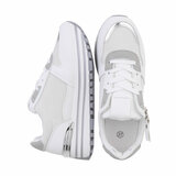 Witte hoge sneaker Merve_