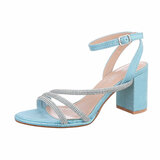 Sandales hautes bleues claires Marlies_