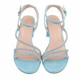 Sandales hautes bleues claires Marlies_