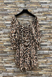 Combishort en imprimé leopard  SOLD OUT_