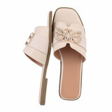 Beige mule Sandrine_