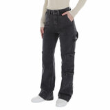 Zwarte cargo jeans_