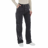 Zwarte cargo jeans_