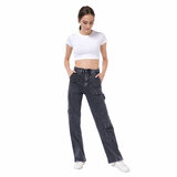 Zwarte cargo jeans_