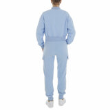 Licht blauwe cargo loungewear_