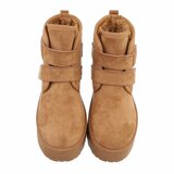 Camelkleurige daimen winterboot Dayna_