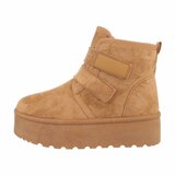 Camelkleurige daimen winterboot Dayna_